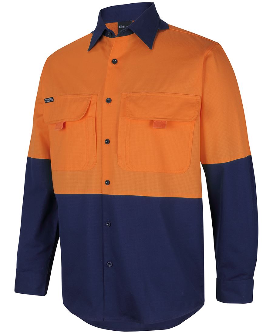 JBs HV L/S Ripstop Fishing Shirts