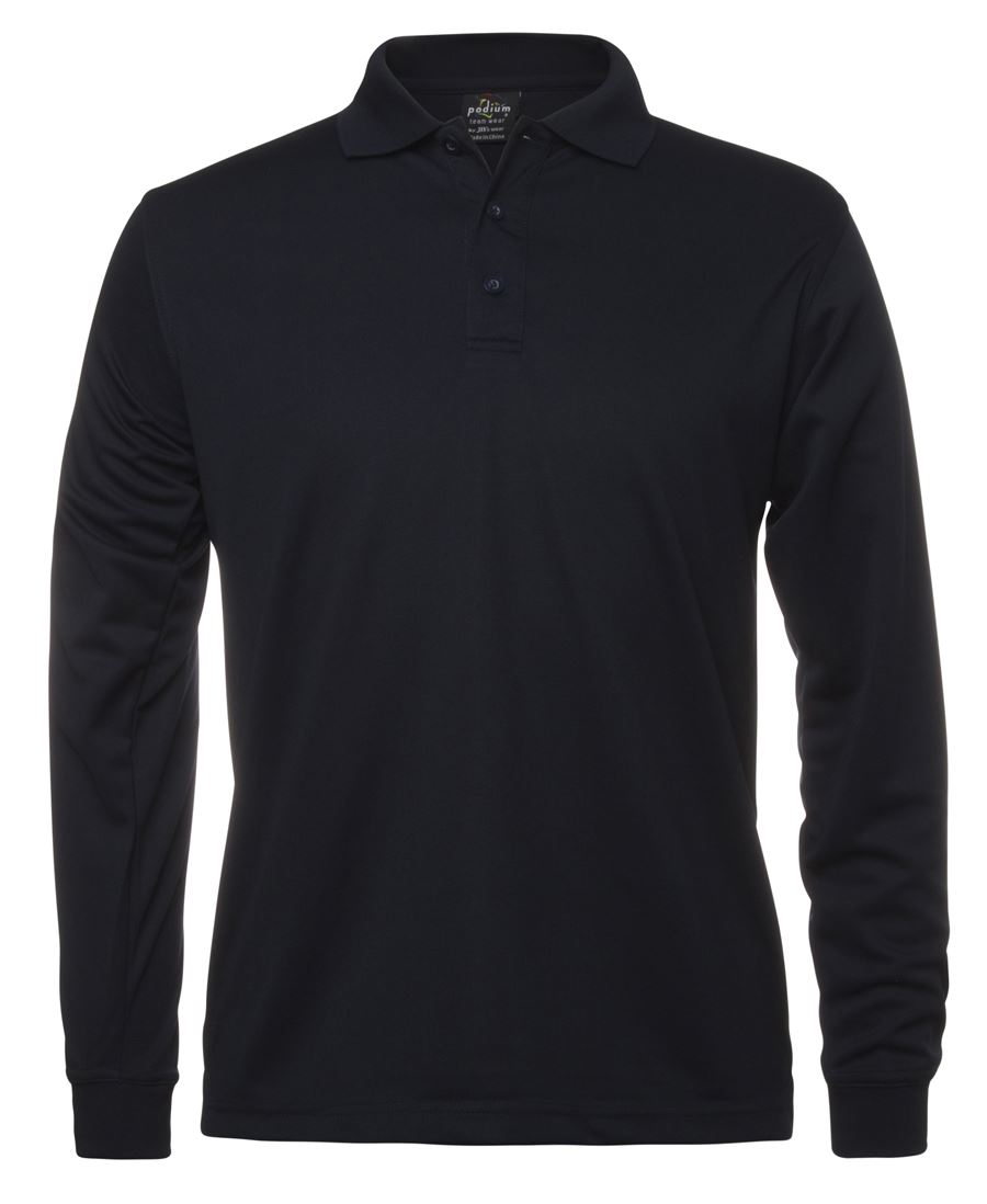 JBs Podium L/S poly Polo