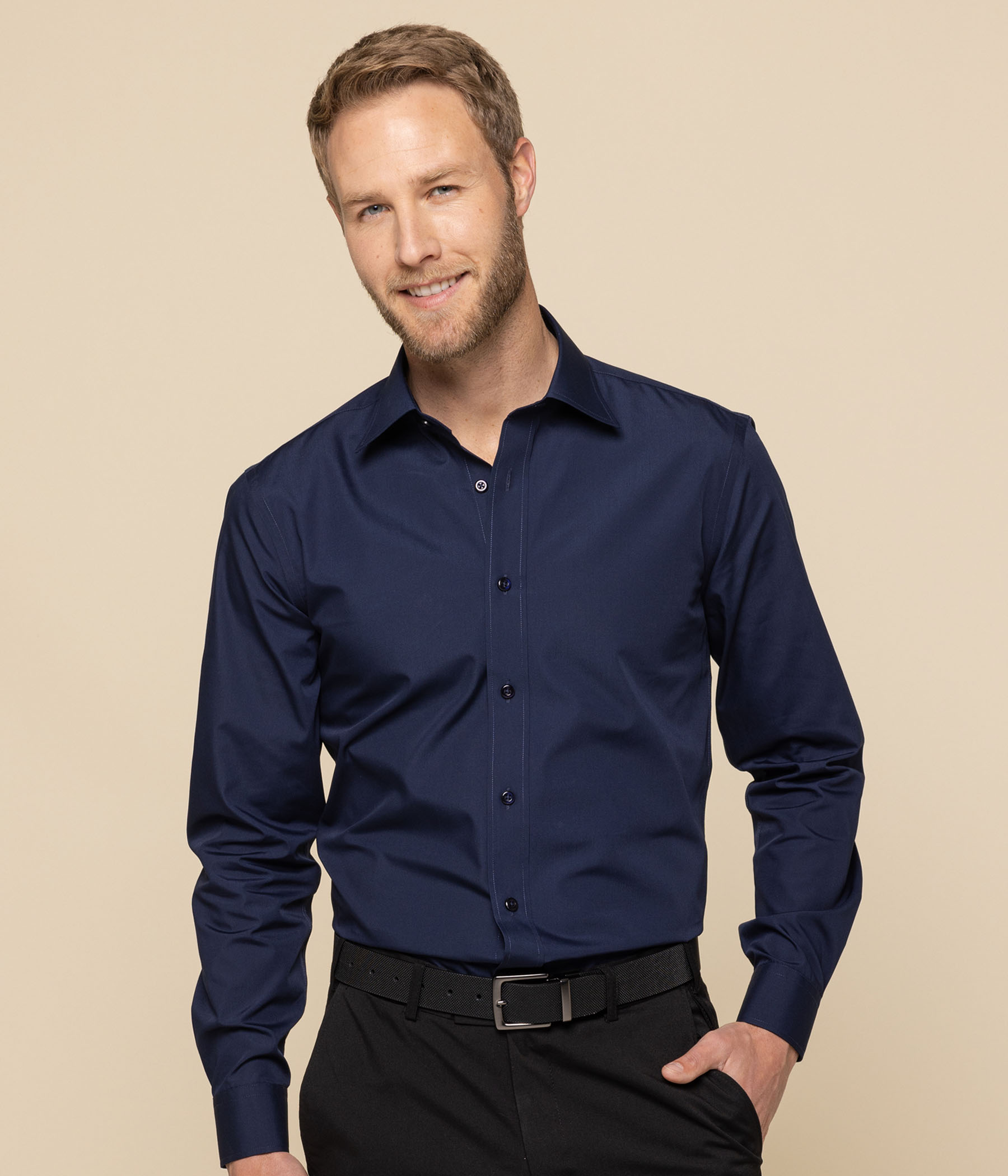 Gloweave Mens Nicholson Premium Poplin L/S Shirt