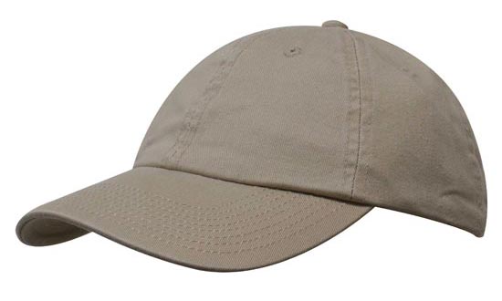Headwear 6PNL Unstructured Washed Chino Twill Cap