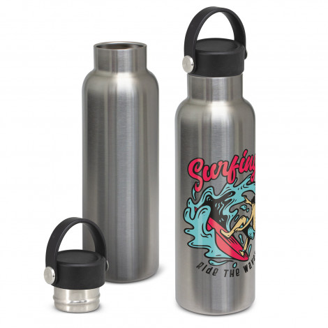 Nomad Vacuum Bottle Stainless - Carry Lid