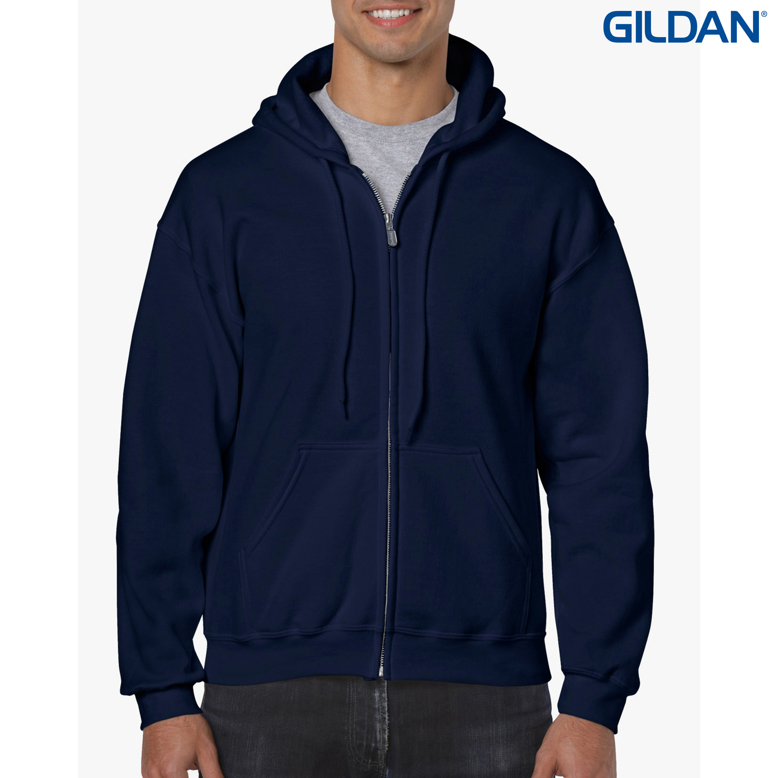 Premium Apparel 18600 Gildan Adult Zip Hoody