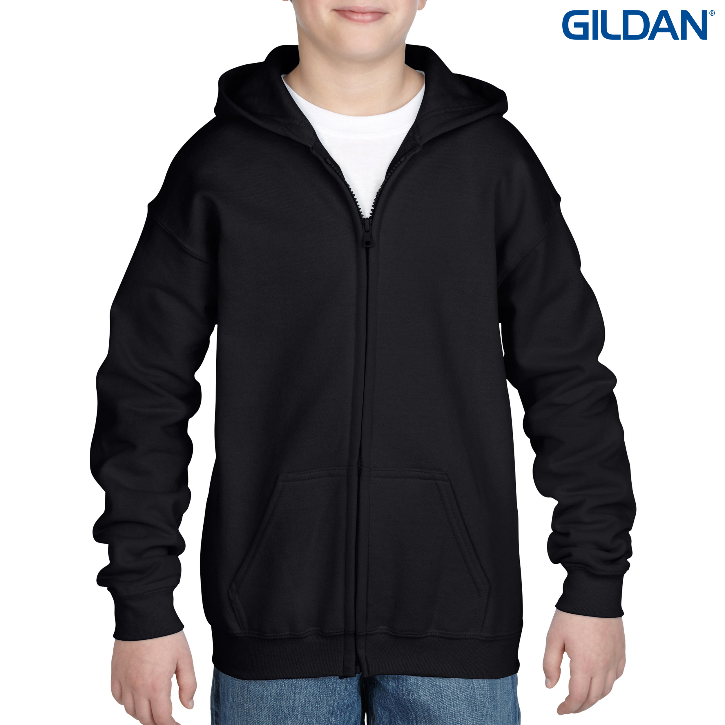 Premium Apparel 18600B Gildan Youth Zip Hoody