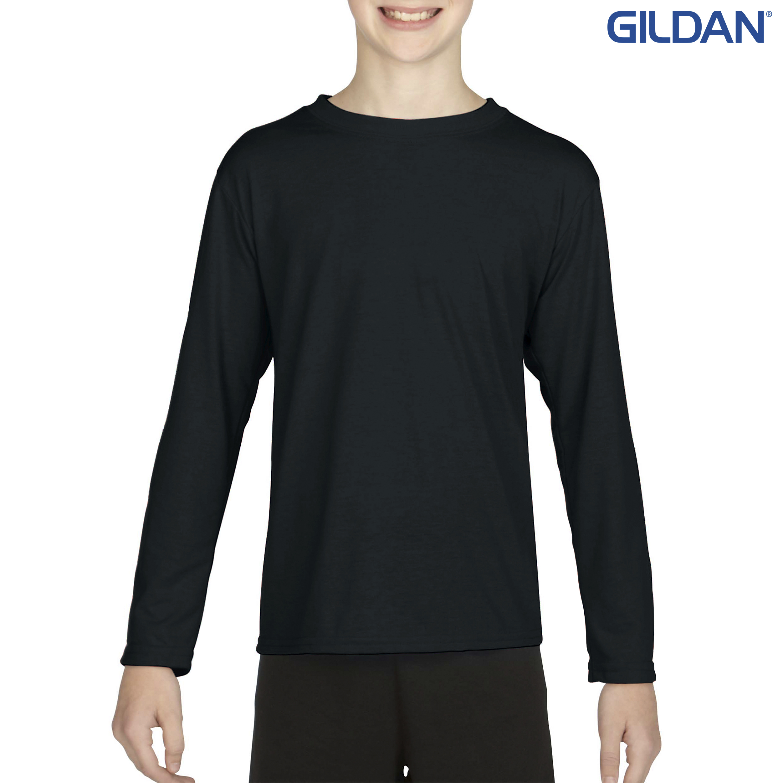 Premium Apparel 42400B Gildan Youth Performance Long Sleevve T