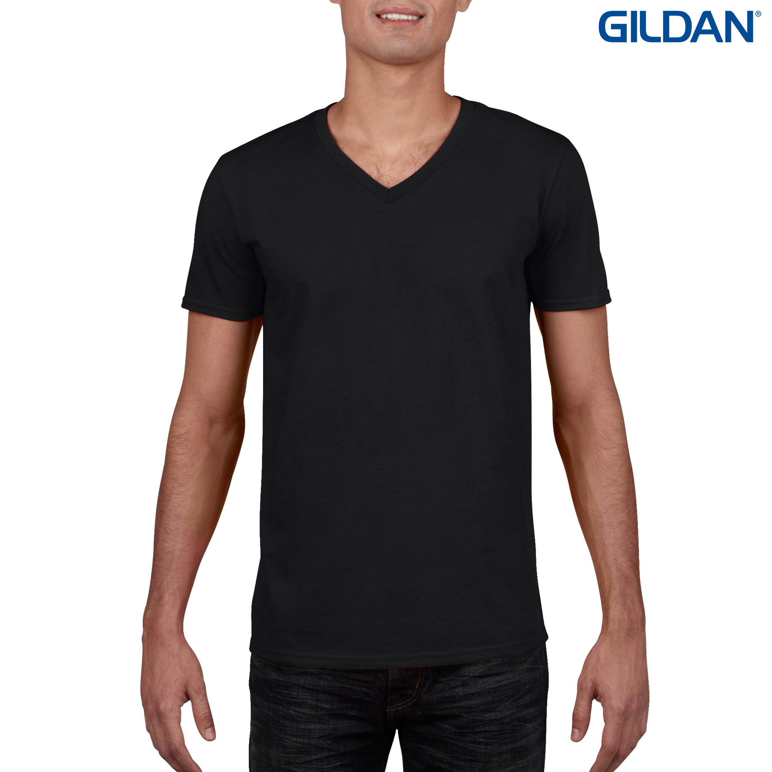 Premium Apparel 64V00 Gildan Mens V-Neck