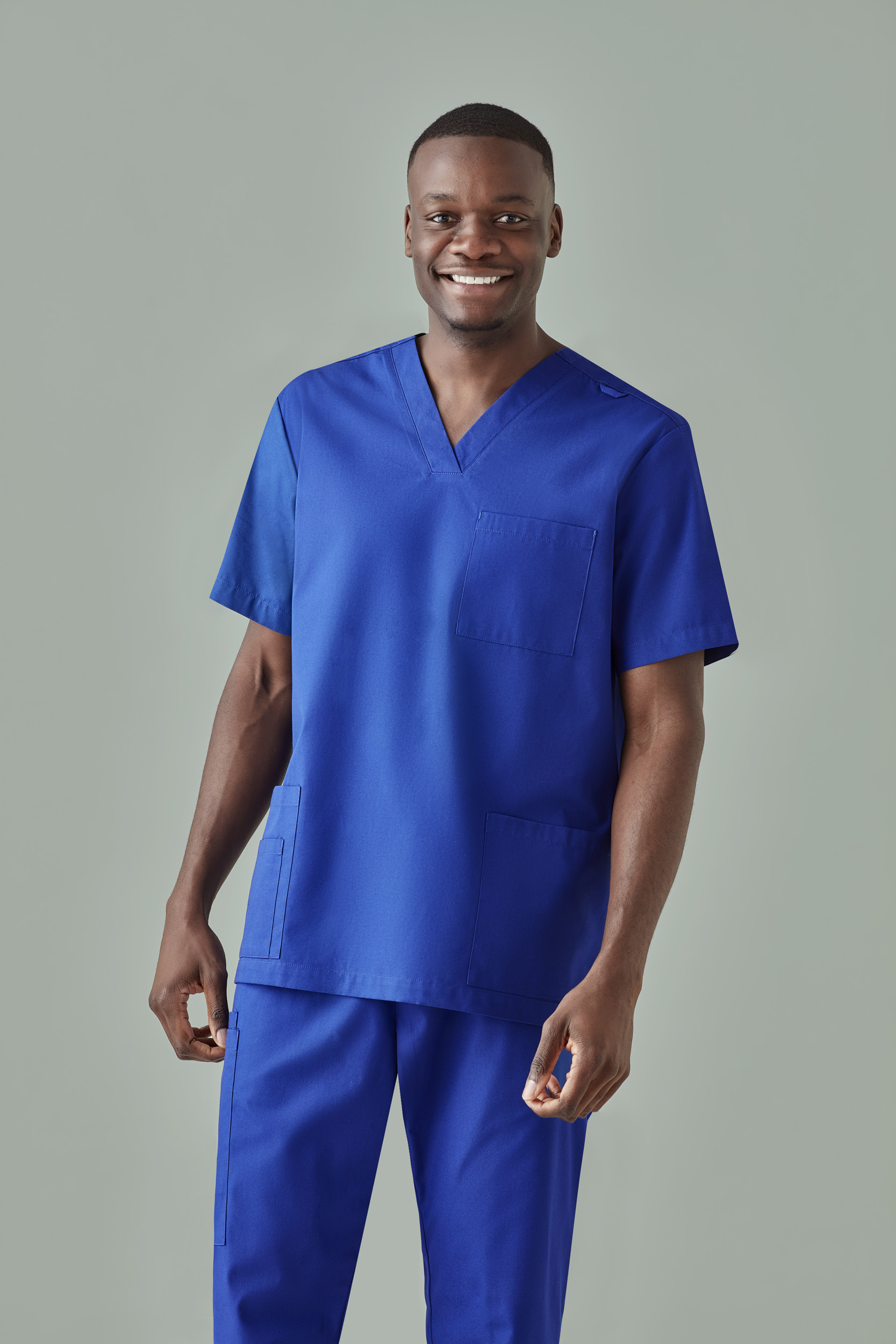 Biz Care Mens Tokyo V-Neck Scrub Top