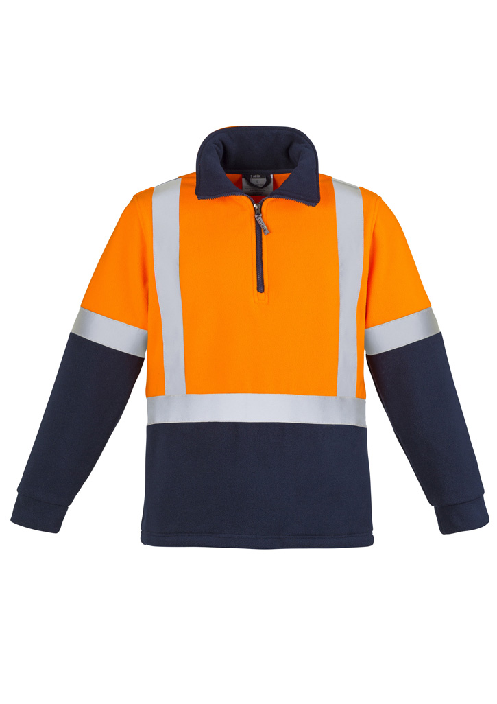 Syzmik HI VIS Polar Fleece JUMPER - SHOULDER TAPED