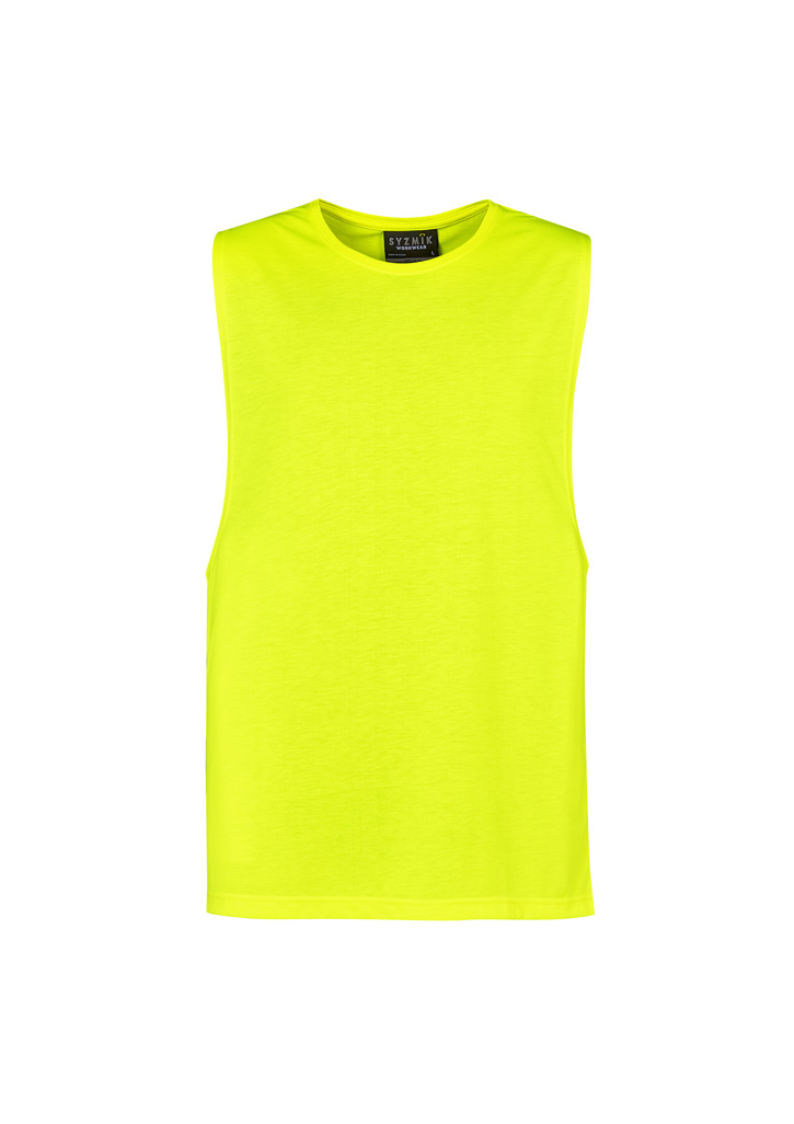 Syzmik Mens His Vis Sleeveless Tee