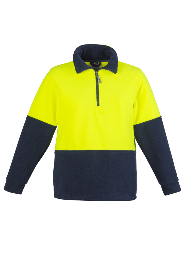 Syzmik Hi Vis Half Zip Polar Fleece Jumper