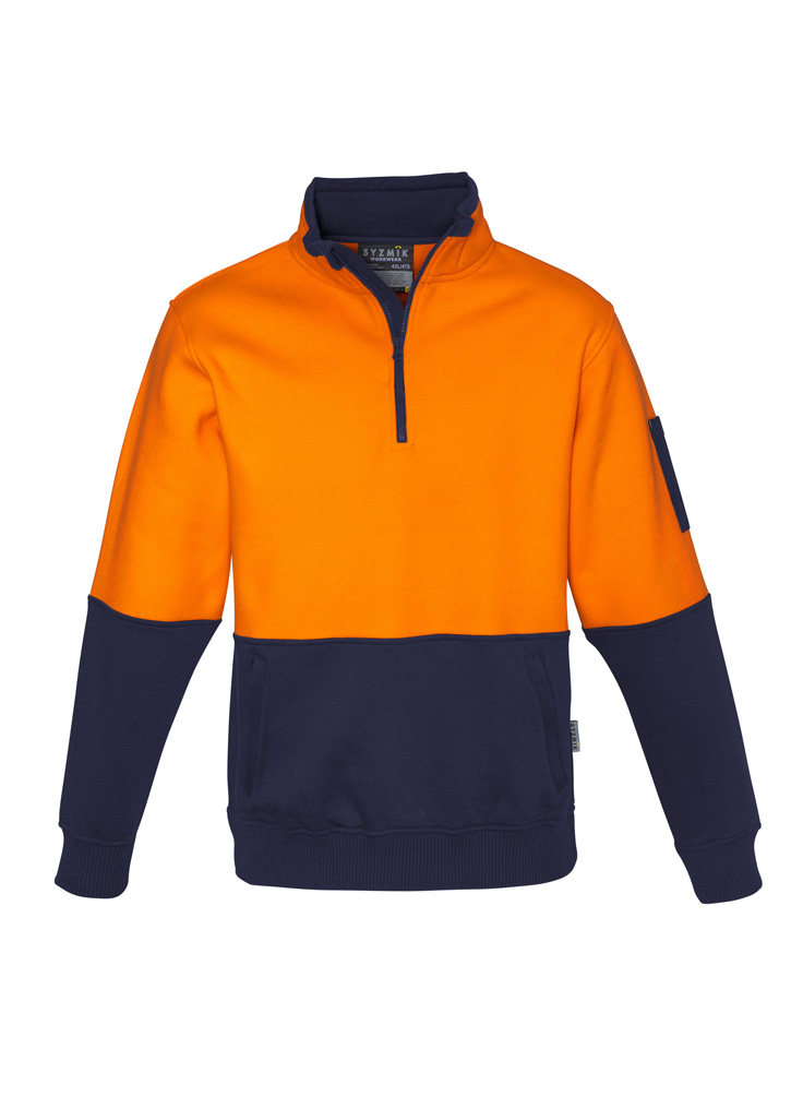 Syzmik Unisex Hi Vis Half Zip Pullover