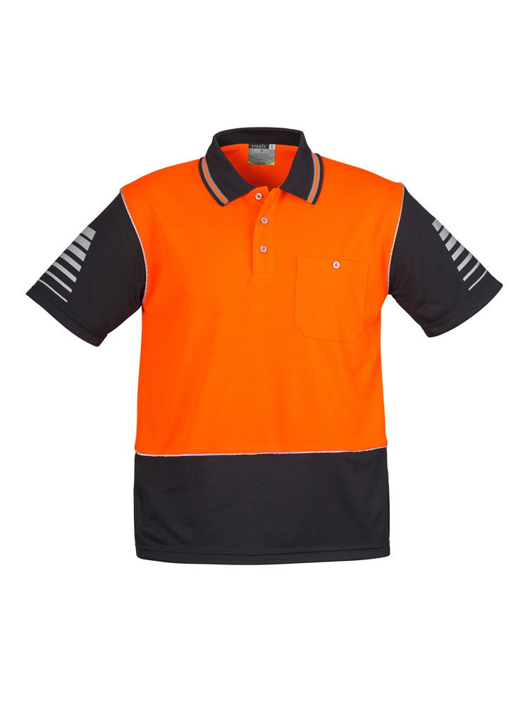 Syzmik Mens Hi Vis Zone Polo