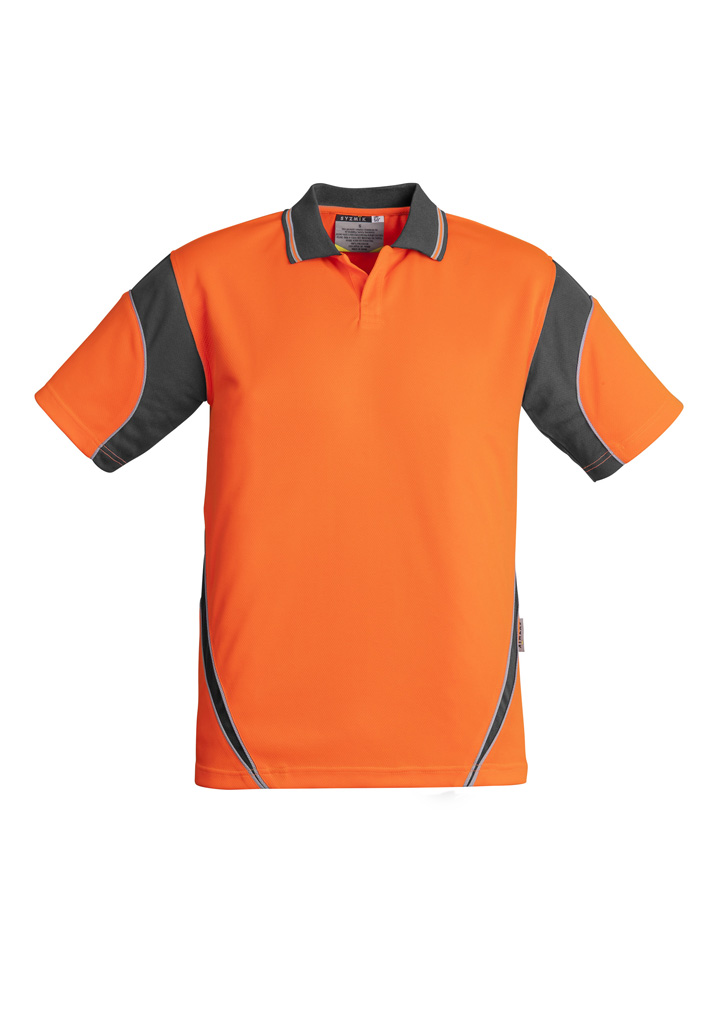 Syzmik Mens Hi Vis Aztec Polo - Short Sleeve