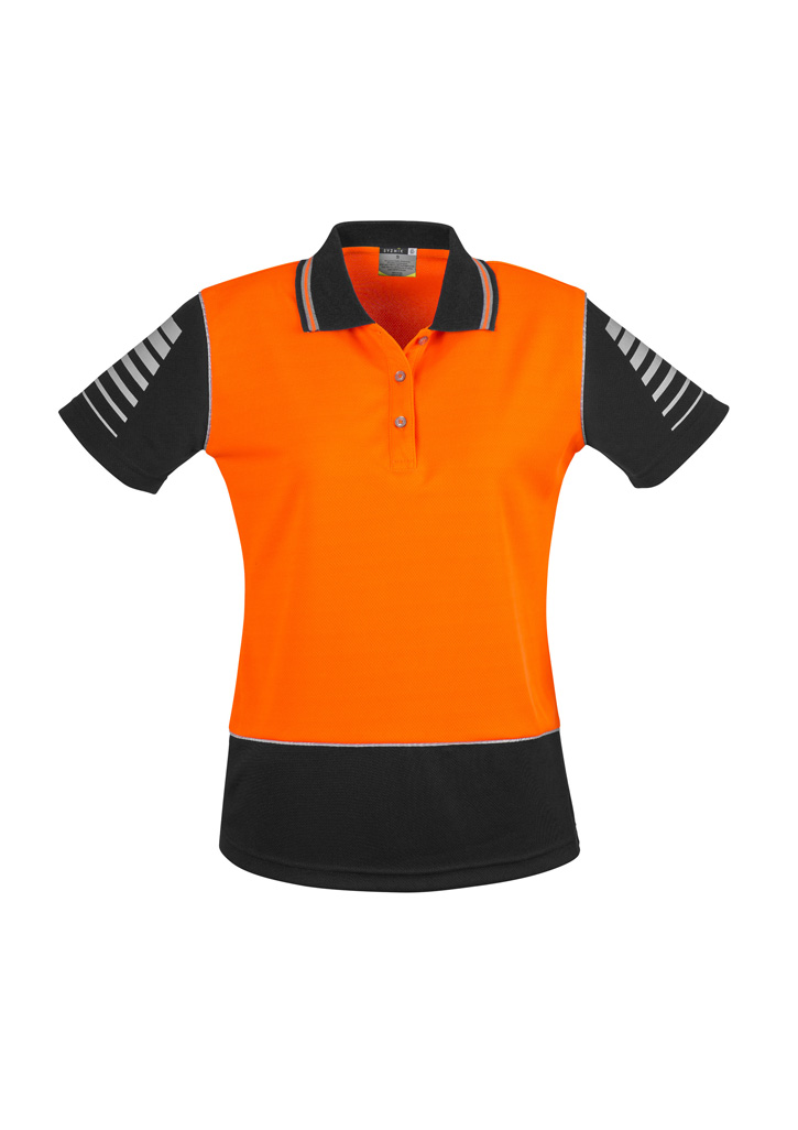 Syzmik Womens Hi Vis Zone Polo