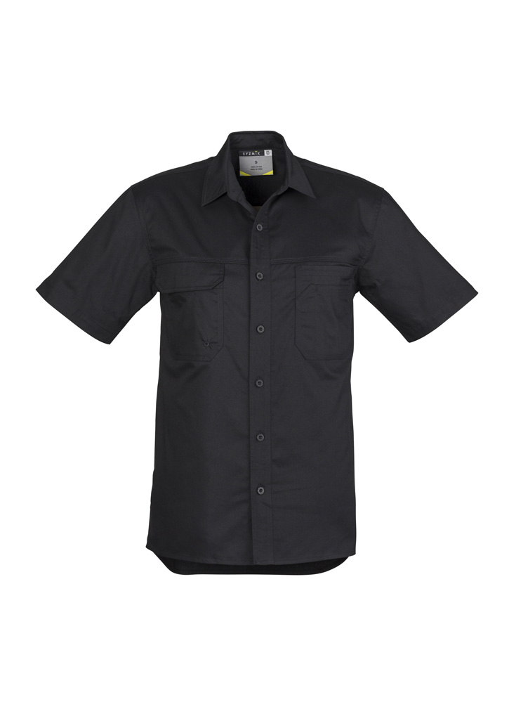 Syzmik Mens Light Weight Tradie S/S Shirts