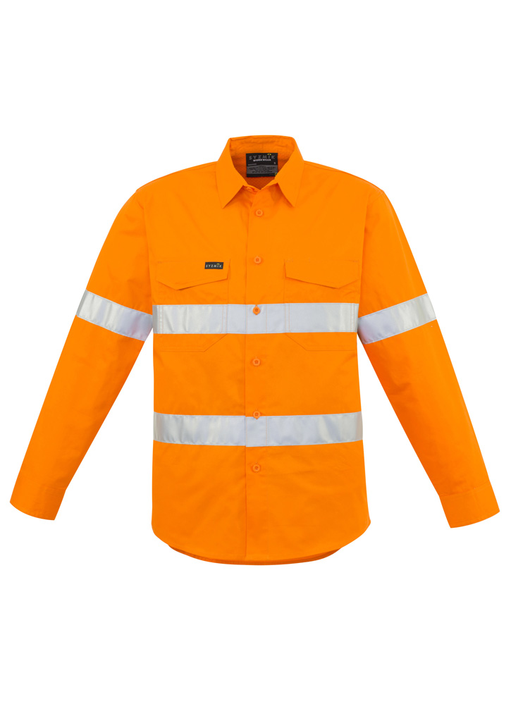 Syzmik Mens Hi Vis Hoop Taped Shirts