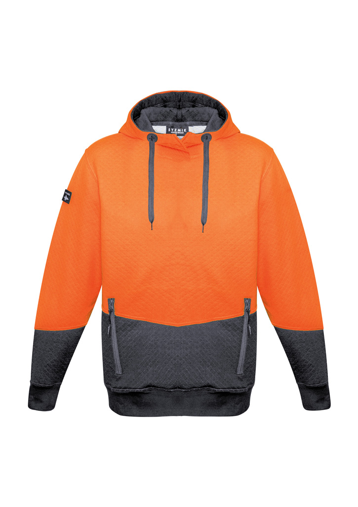 Syzmik Unisex Hi Vis Textured Jacquard Hoodie