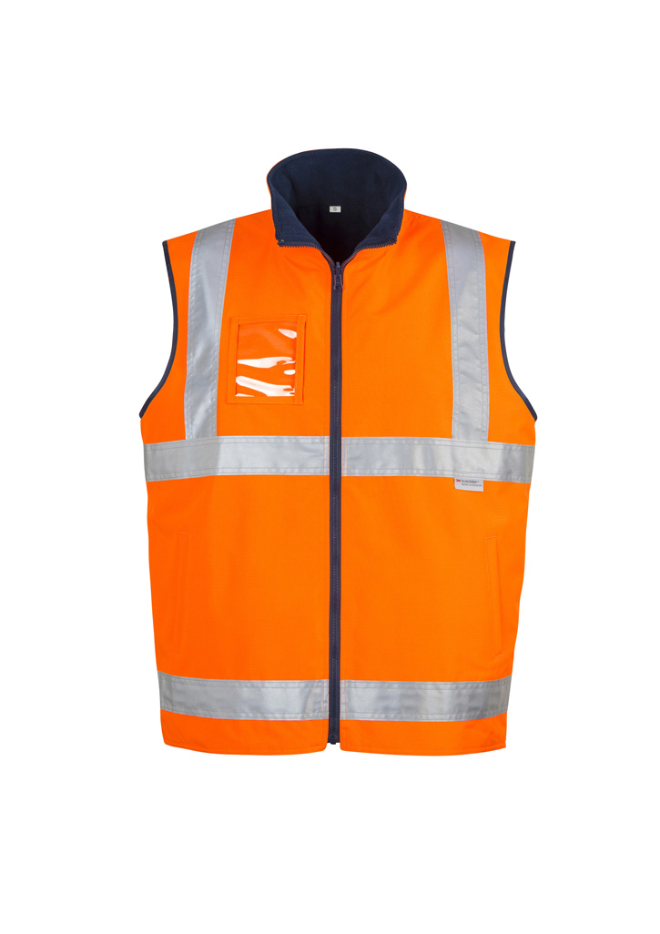 Syzmik Mens Hi Vis Lightweight Fleece Lined Vest