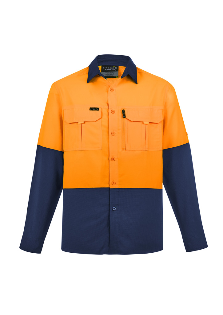 Syzmik Mens Hi Vis Outdoor L/S Shirts