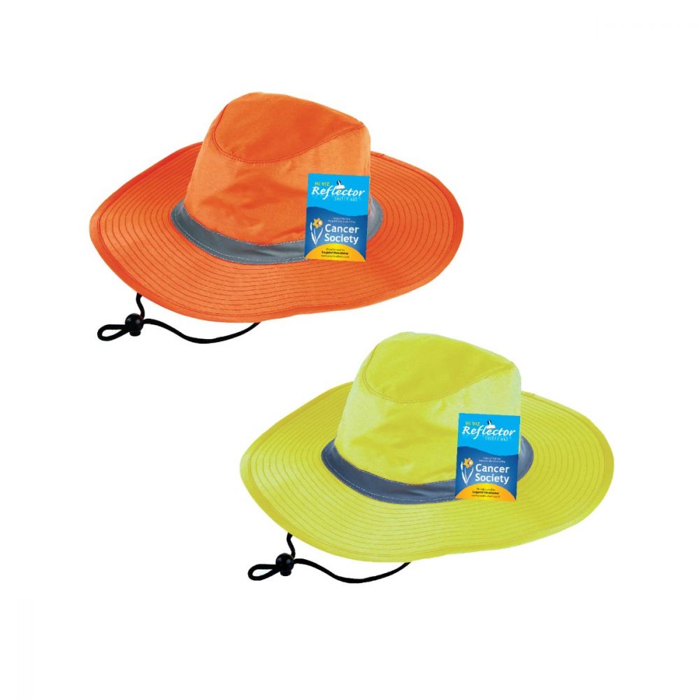 Hi Viz Reflector Safety Hat