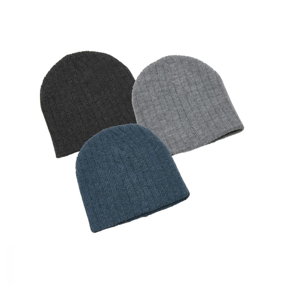 Heather Cable Knit Beanies