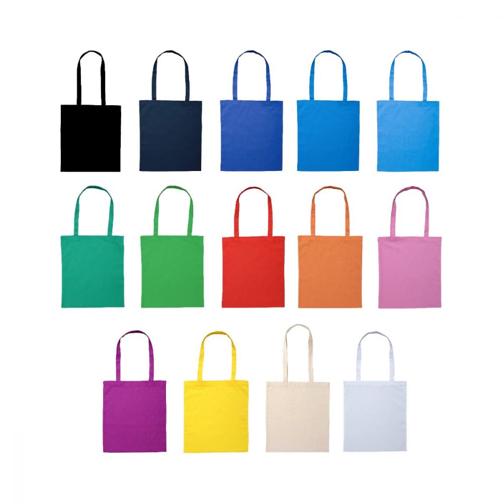 Calico Bag Long Handle - Colours