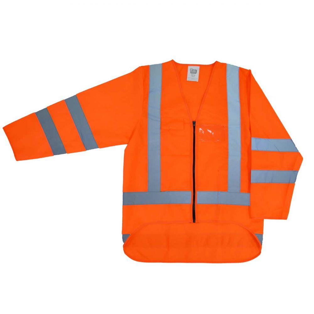 Hi Viz Long Sleeve Safety Vest