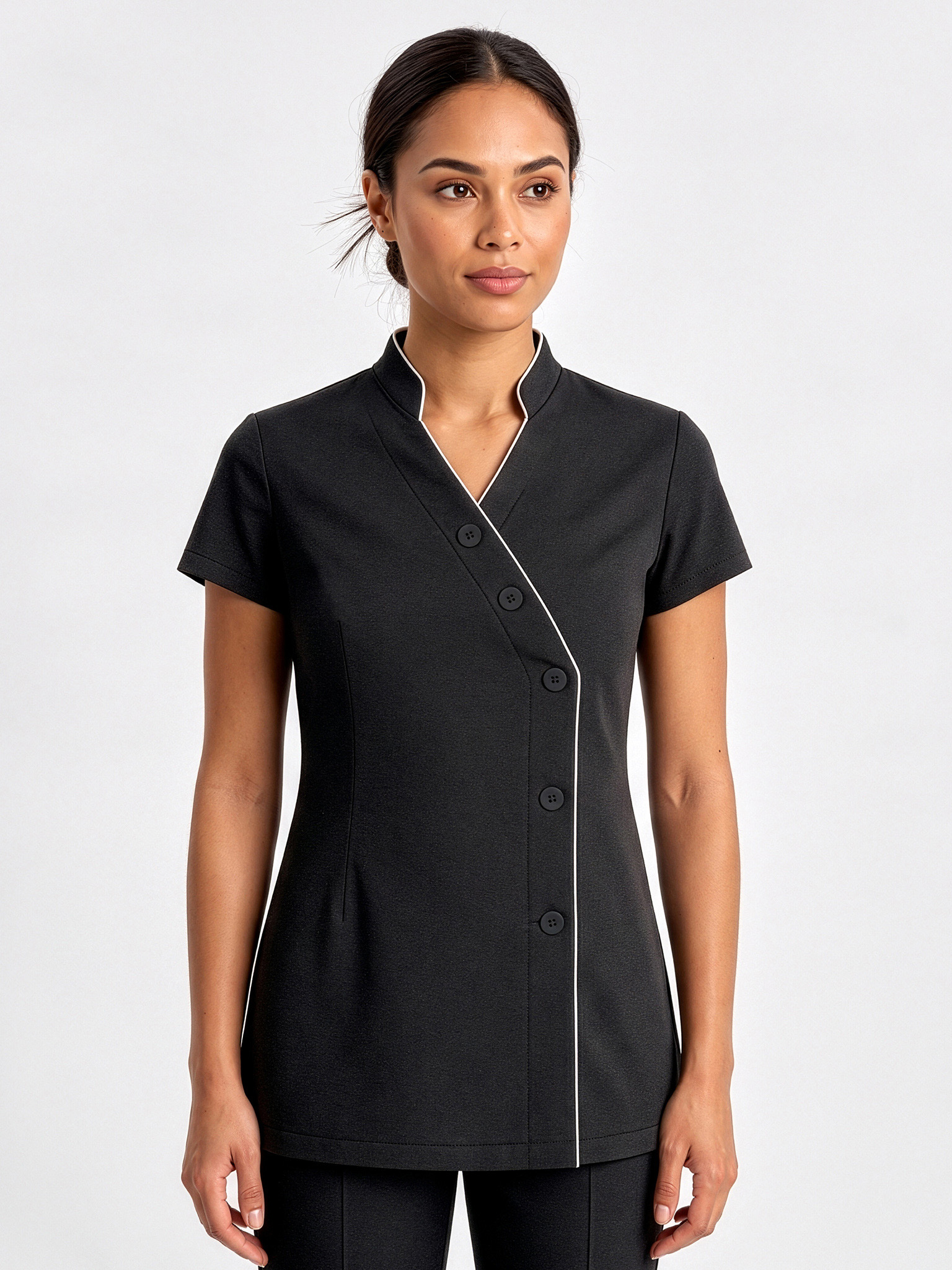 Biz Collection Ladies Zen Crossover Tunic