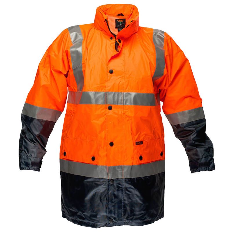 Eyre Lightweight Hi Vis Rain Jacket with Tape