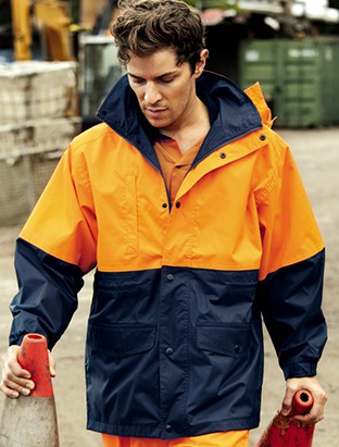 Bocini Hi-Vis Polar Fleece Lined Safety Jacket