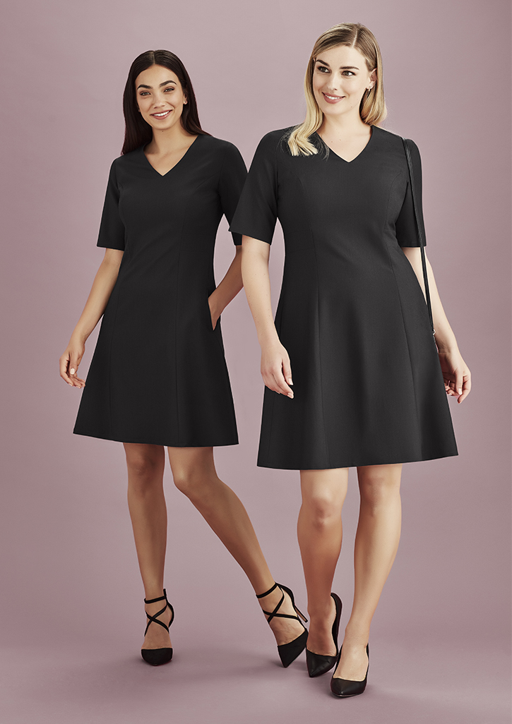 Biz Corporates Womens Siena Extended Sleeve Dress