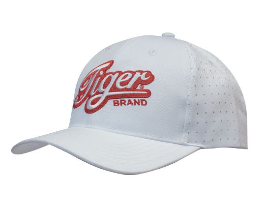 Breathable Poly Twill Cap with Circle Perforations