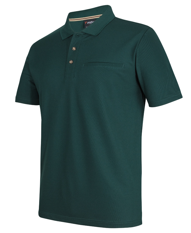 JBs Podium S/S Recycled Polyester Polo