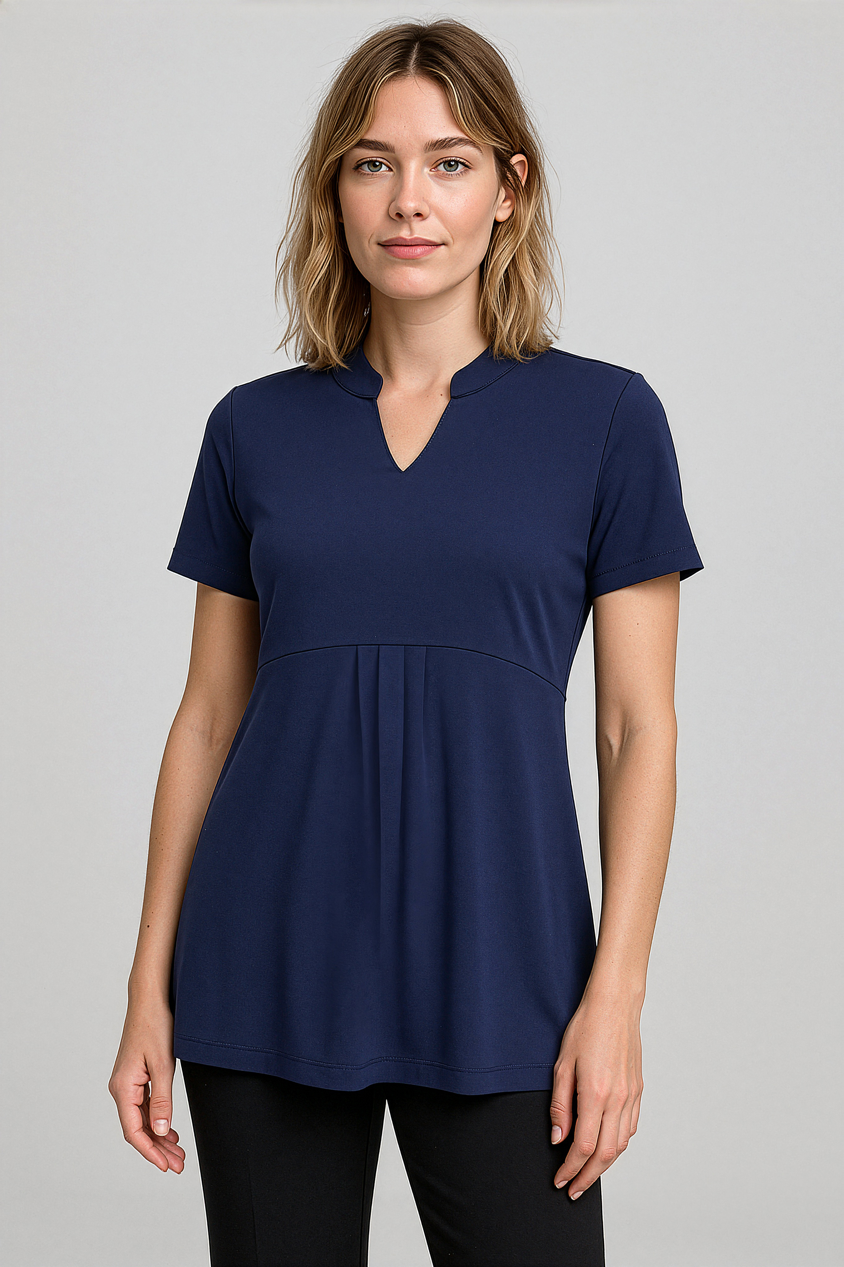 Mali Womens Easy Fit Stretch Tunic T-Top