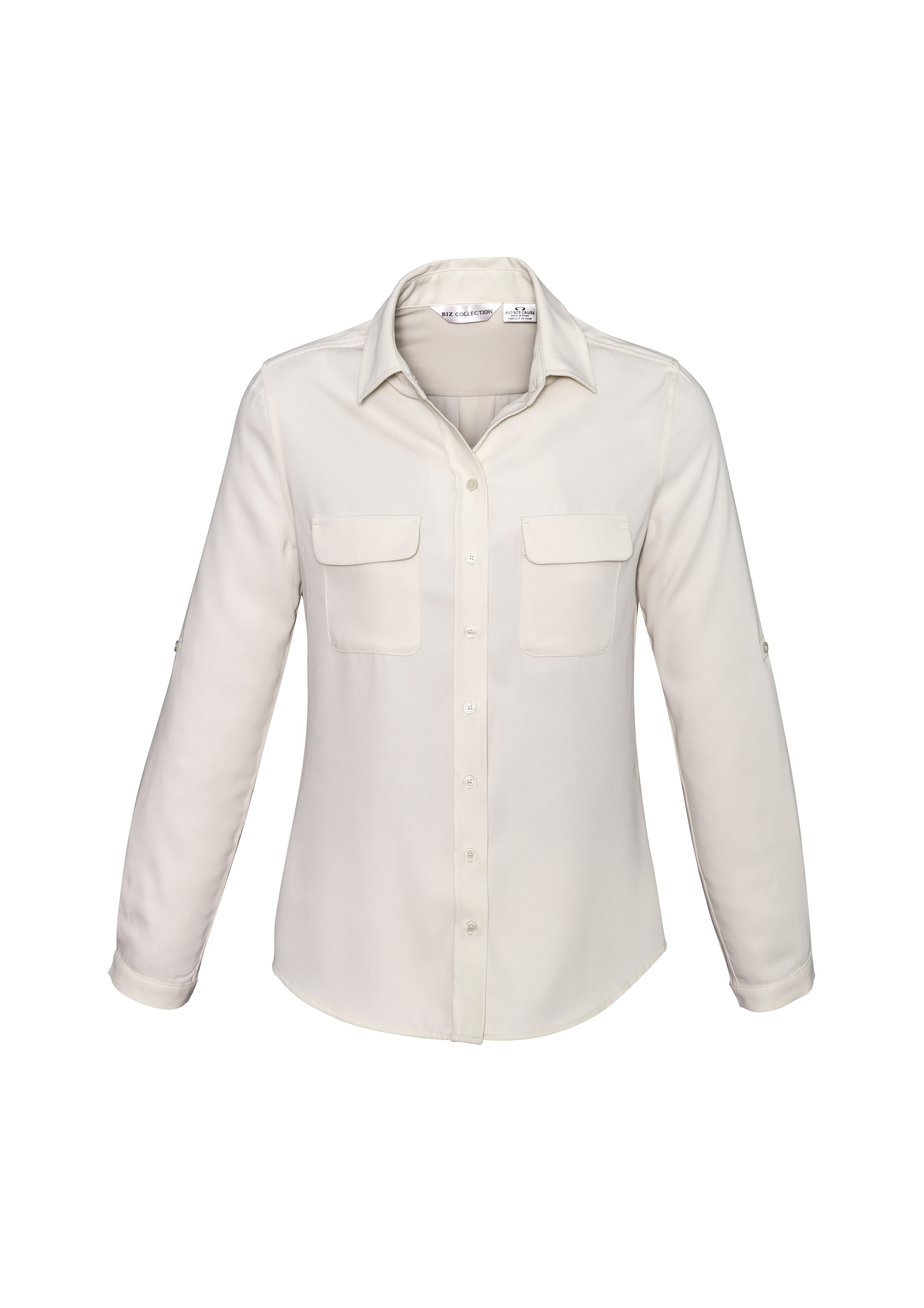 Madison LSd Blouse Incl Emb L/C-Landmark Hm-Grey/Gold - Blk & Blk/Gold - Ivory