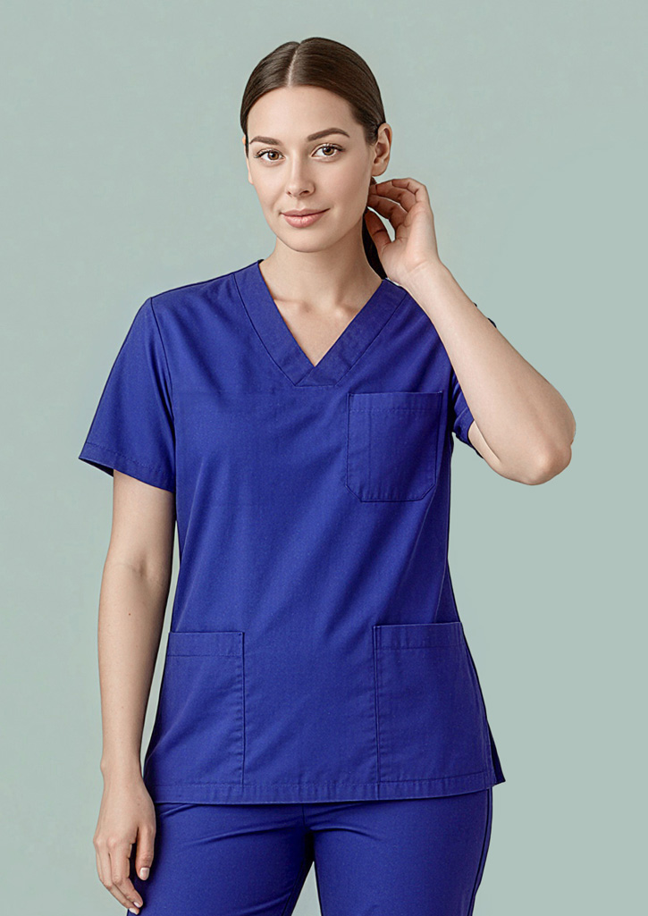 Biz Care Unisex Hartwell Reversible Scrub Top