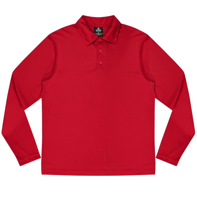 Aussie Pacific Kids L/S Botany Polo