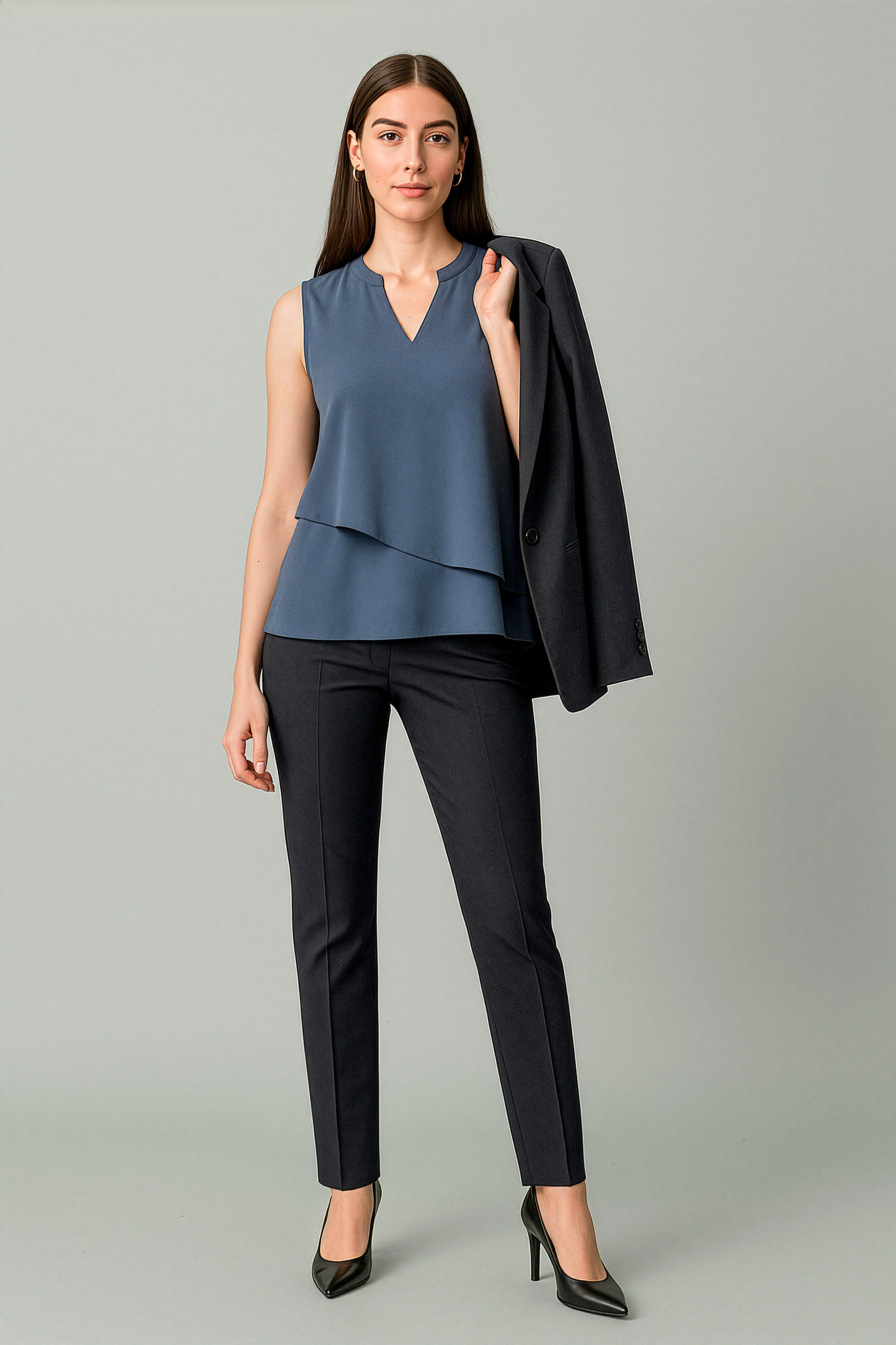 Womens Renew Mid-Waist Slim Leg Pant