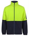 Hi Vis Full ZIp Polar Fleece