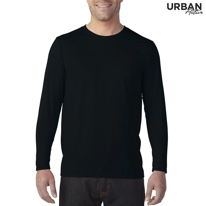 UAPTL160 Urban Active Performance Long Sleeve Adult Tee Oversize