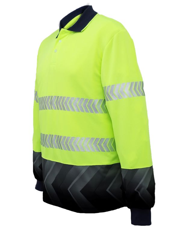 Unisex Adults Hi-Vis L/S Sublimated Reflective