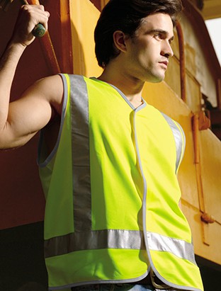 BOCINI - High Vis Safety Vest with Relective Tape