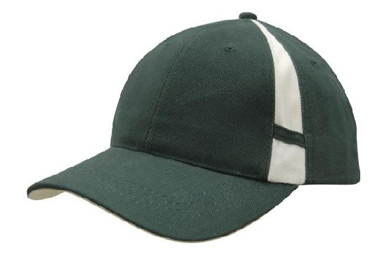 Brushed Heavy Cotton with Crown Inserts & Contrasting Peak Under & Strap