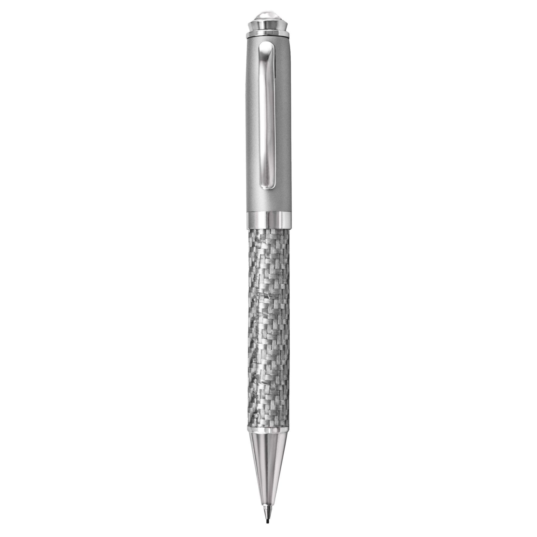 BMV Silver Carbon Fibre Pencil