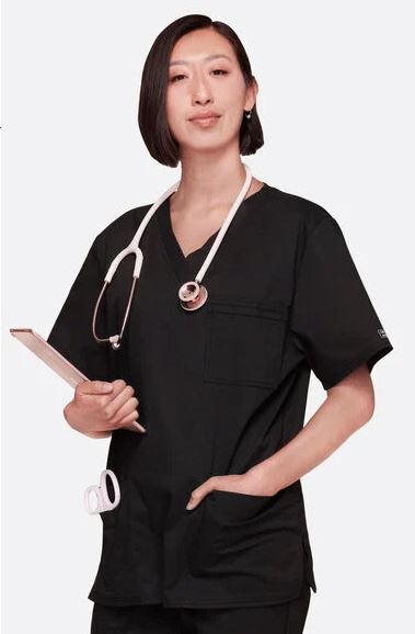 Cherokee Core Stretch V Neck Top