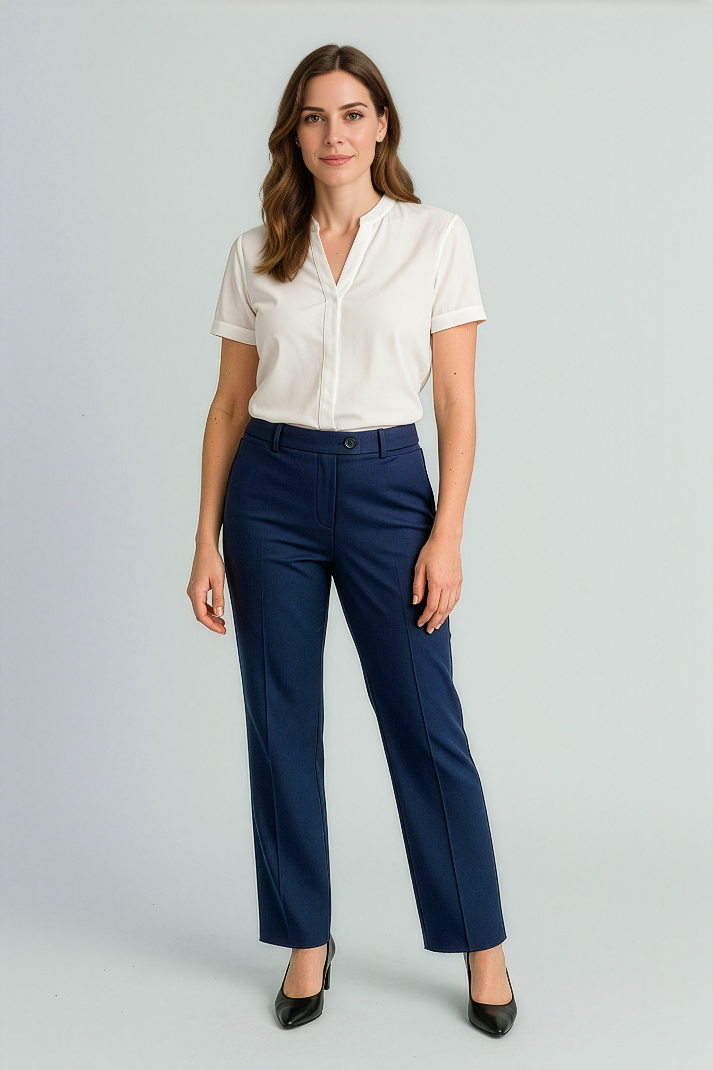 Biz Corporates Womens Relaxed Fit Pant