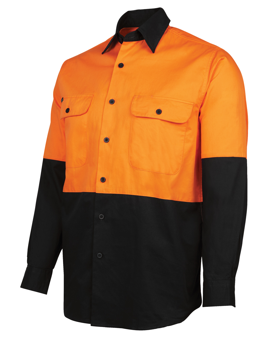 JB's Hi Vis L/S 150G Work Shirt