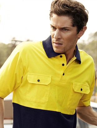 Hi Vis Cotton Jersey Polo