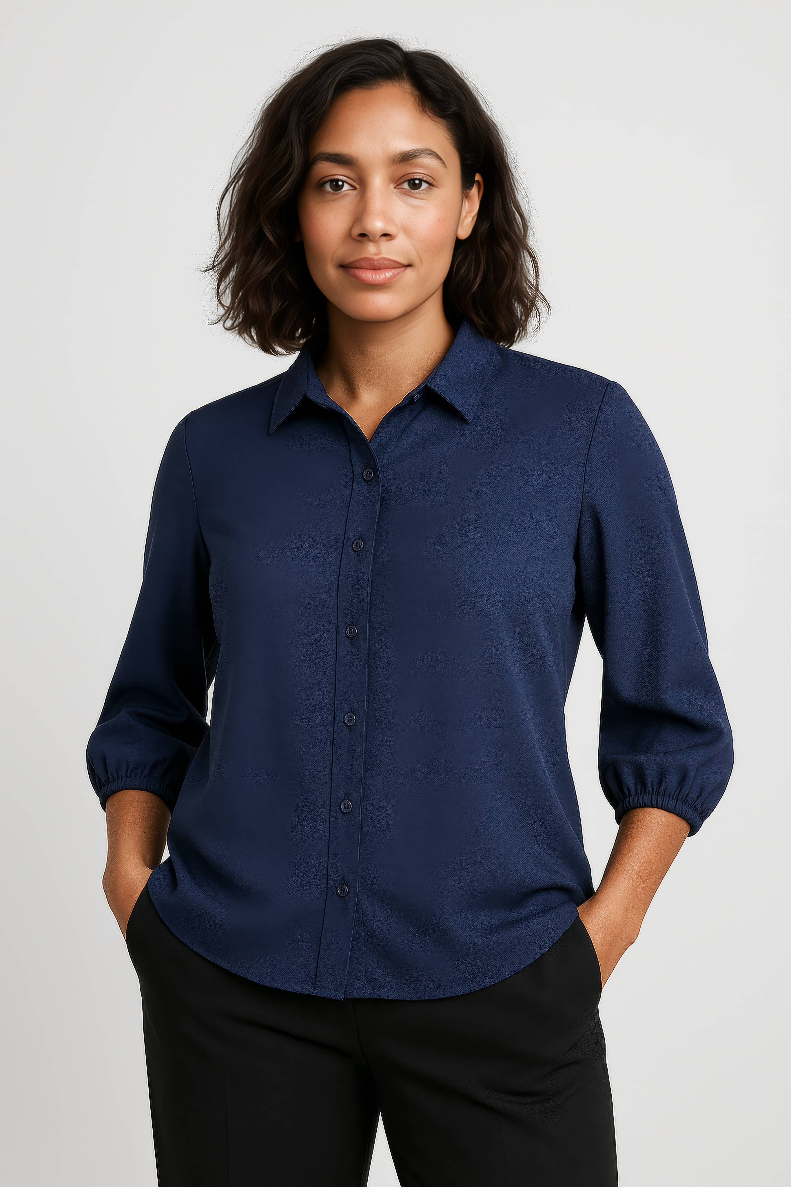 Biz Corporates Womens Lucy 3/4 Sleeve Blouse
