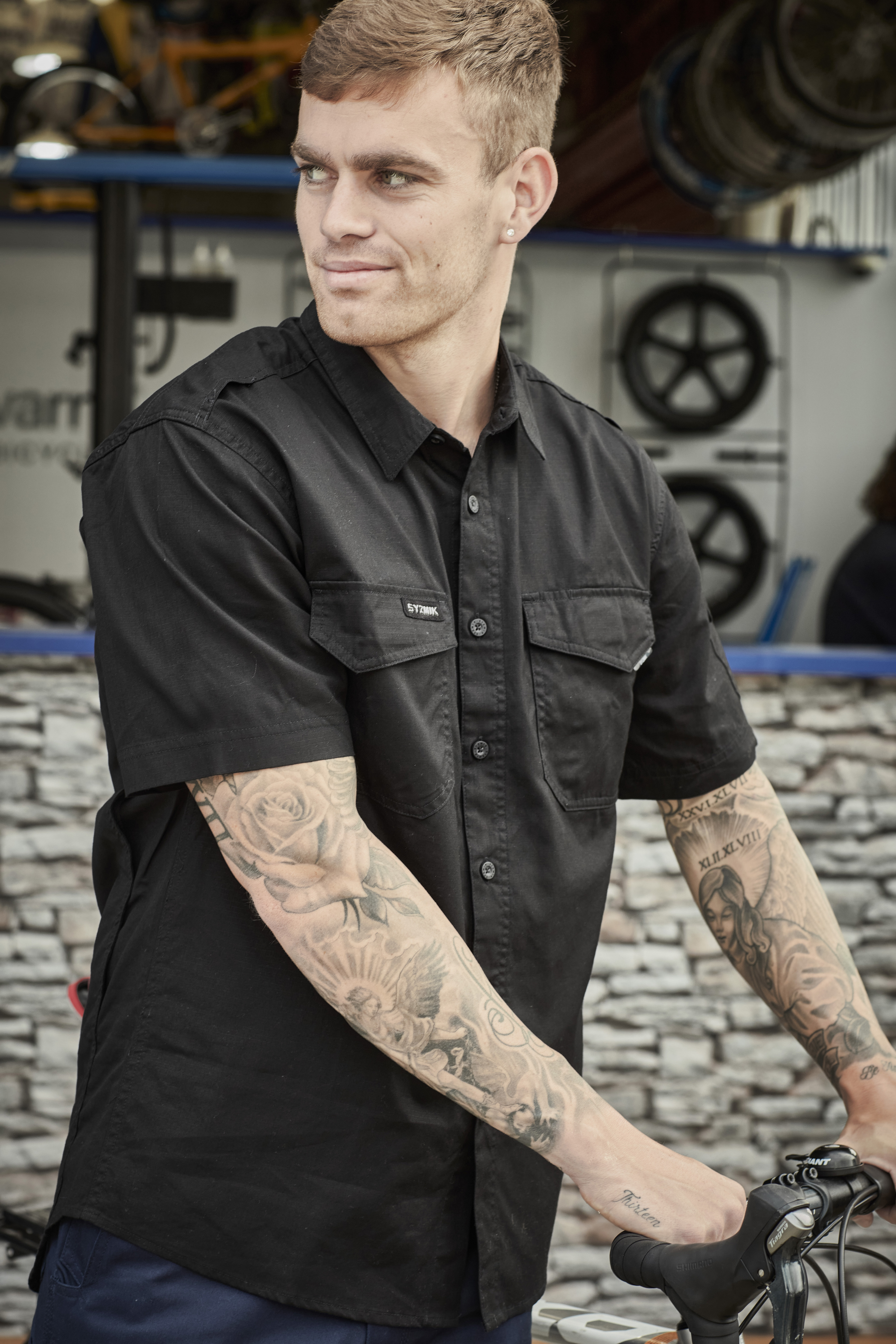 Syzmik Mens Rugged Cooling Mens S/S Shirts