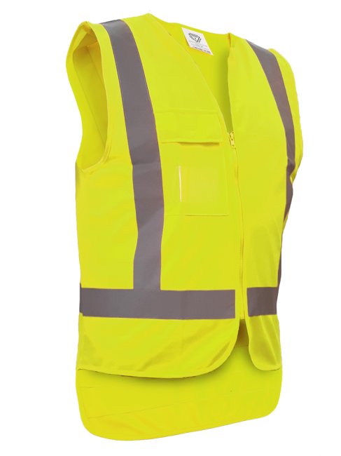 D/N H-back Safety Vest - Yellow